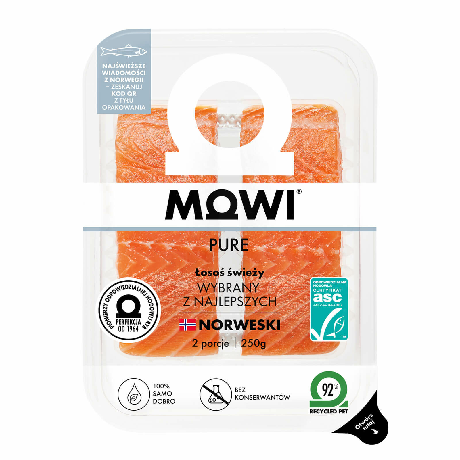 MOWI PURE Świeża porcja 2 szt.